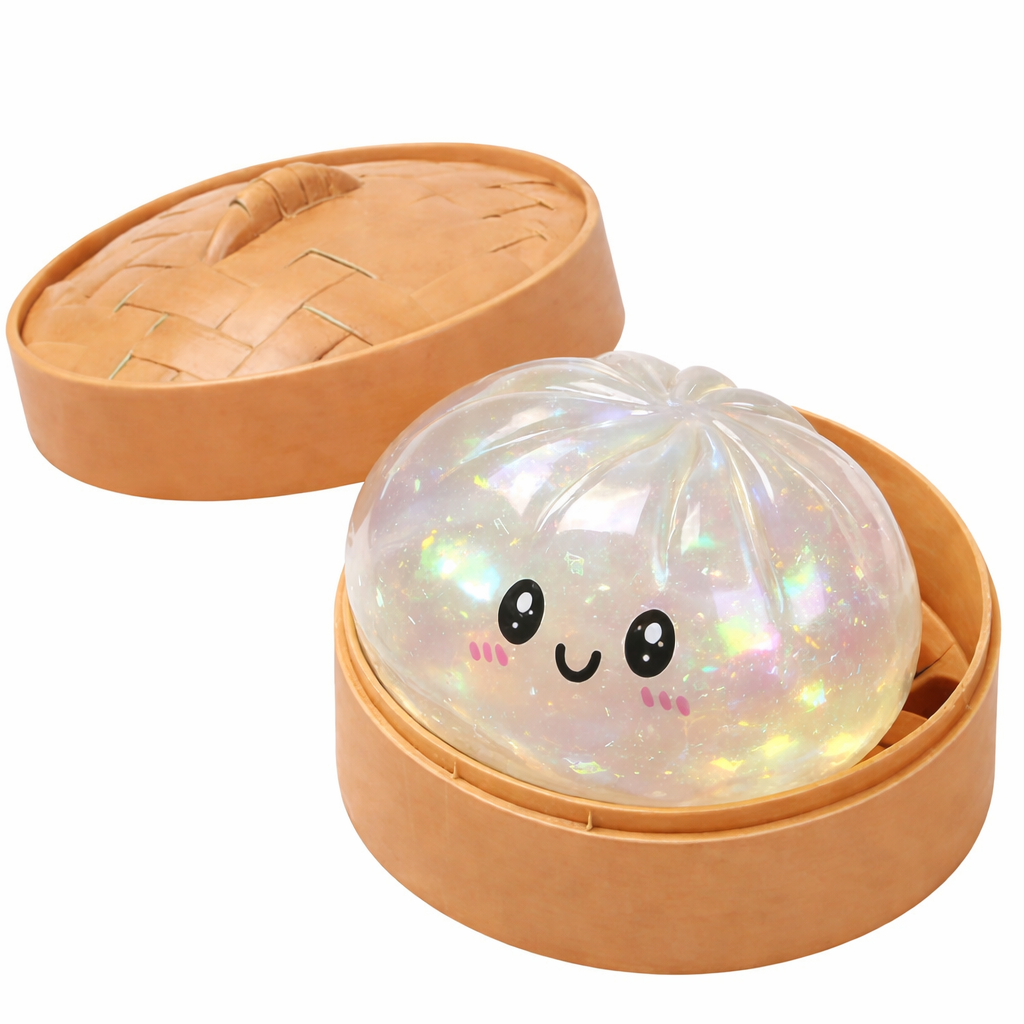 🔥HEATWOLF® Sparkle Dumpling Squishy Box —✨✨Adorable Dumpling Squishy Toy & Anxiety-Relief Gadget