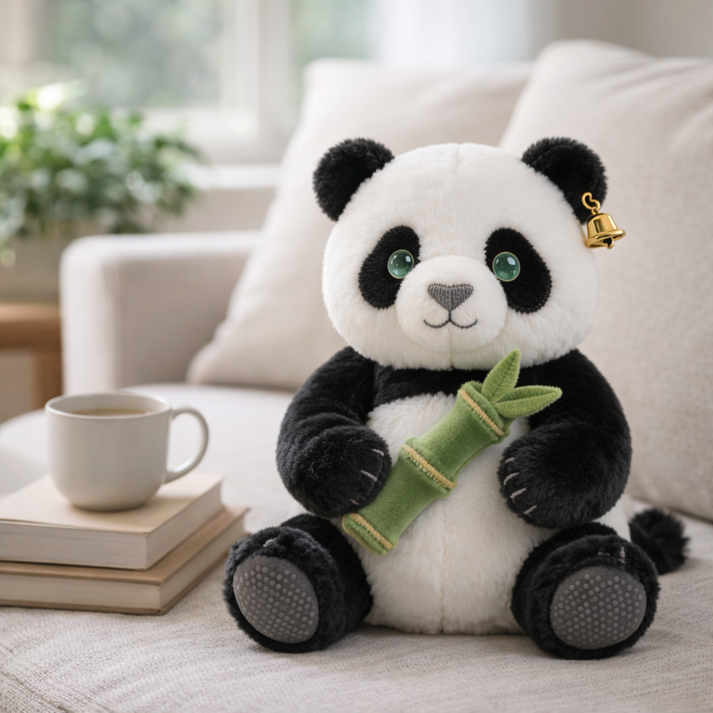 Bamboo Buddy Panda Plush — “Jade Bell Panda” (Premium Collector-Style Plush)