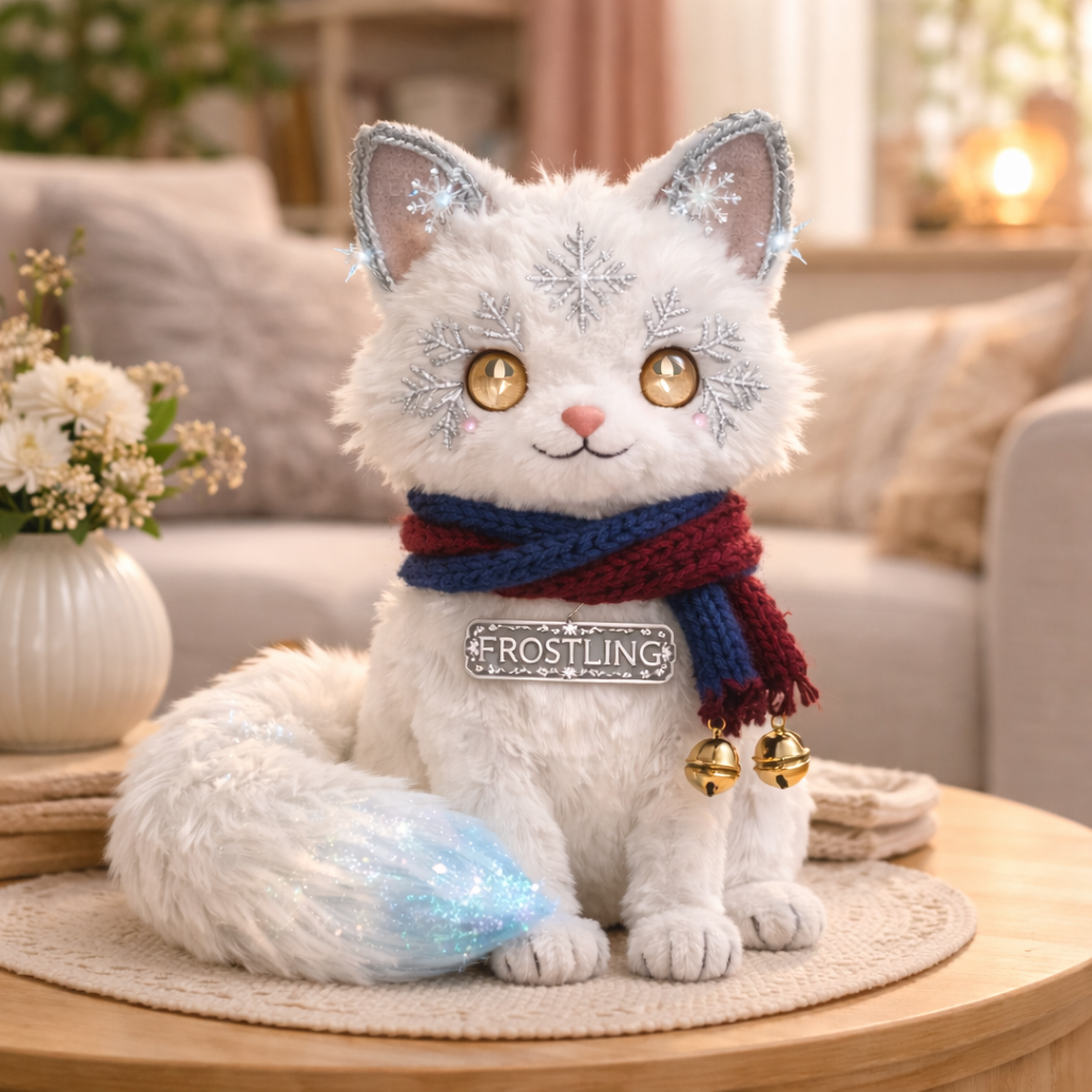 Frostlin Winter Glow Plush (Collector-Style Snow Fox)