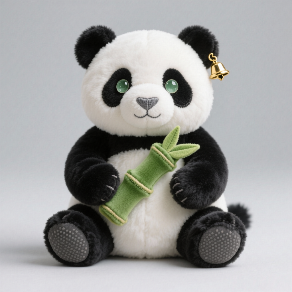 Bamboo Buddy Panda Plush — “Jade Bell Panda” (Premium Collector-Style Plush)