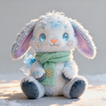 Winter Bunny Plush — “Snowglow Bunny”